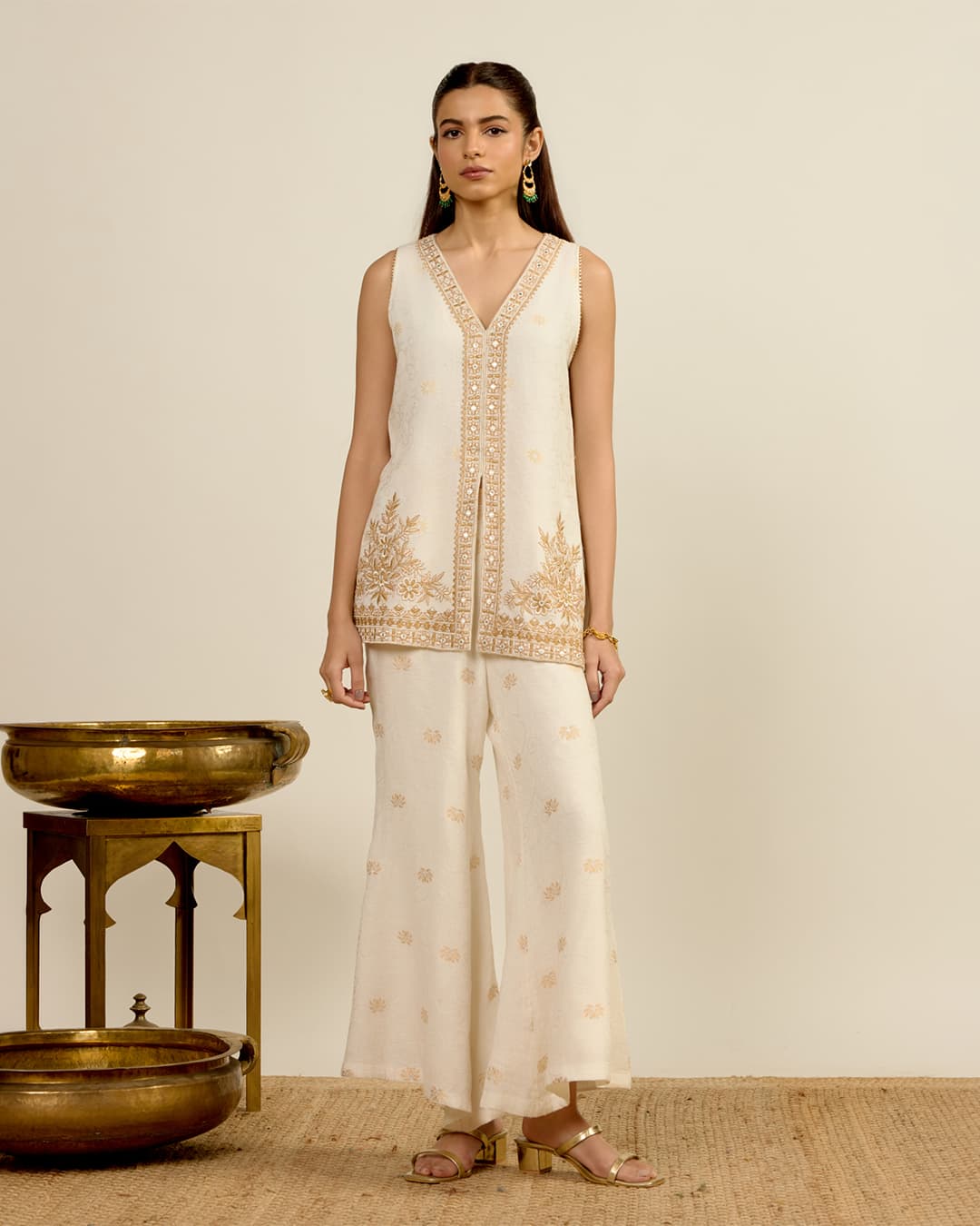 Pearl White Maaha Cord Set