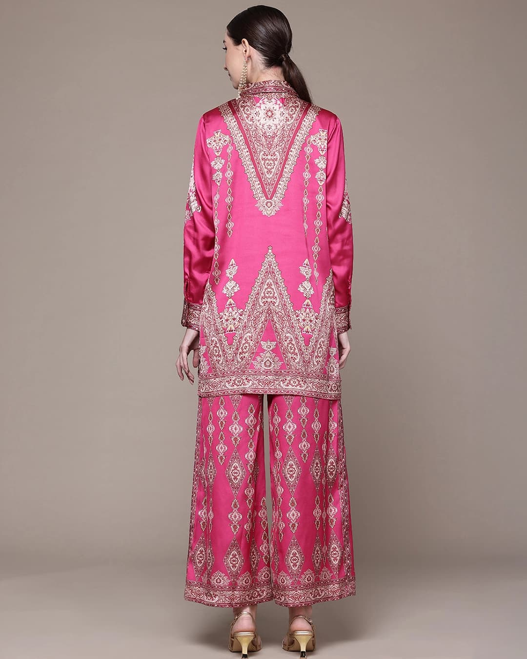 Fushia Caspian Carpet Cord Set