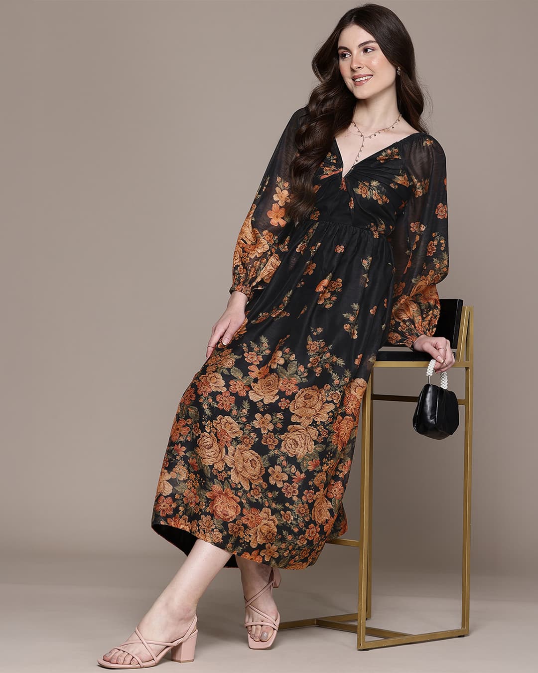 Black Kaitlyn Long Dress