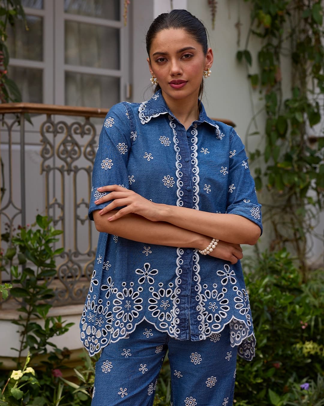 Anvie Denim Co-ord Set