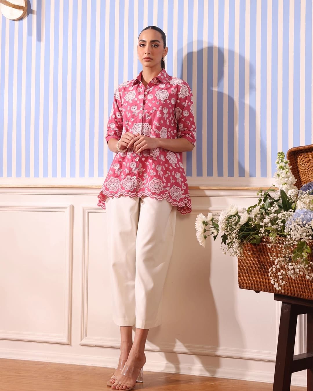 Soren Supima Cotton Fuschia Shirt