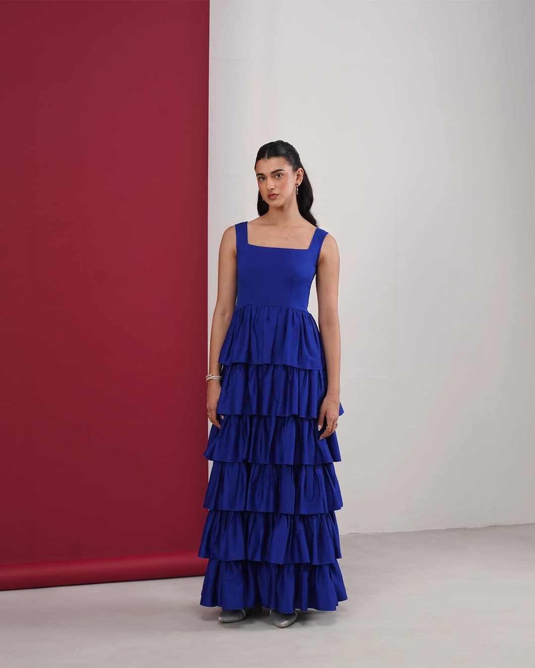 Maia Midi Dress (Royal Blue)