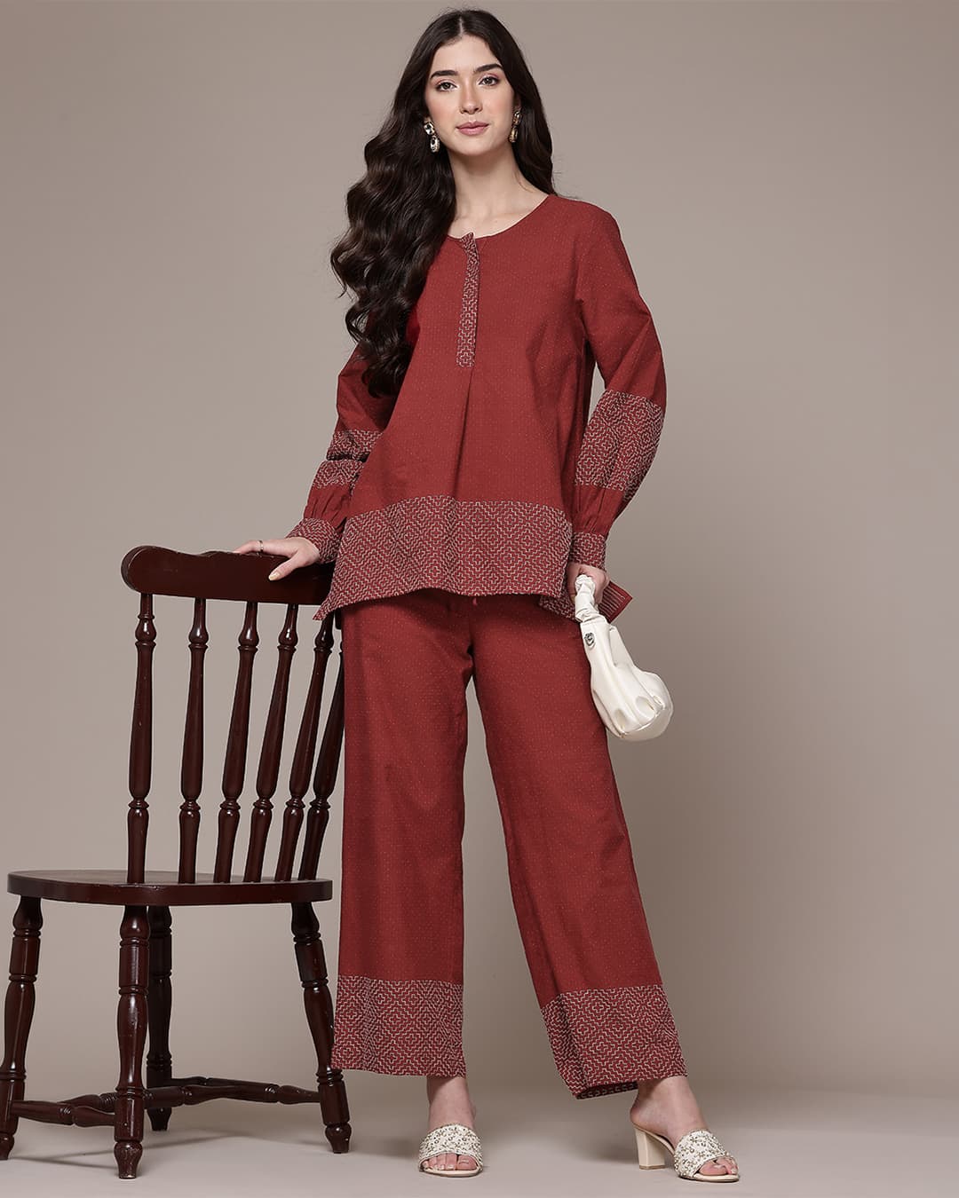 Red Syeta Co-Ord Set
