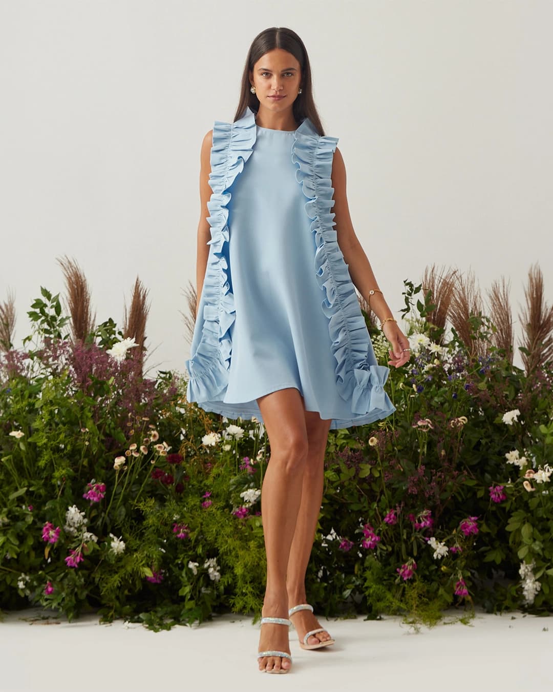 Florence Mini Dress (Blue)