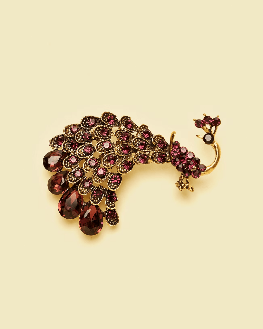 Regal Brown Delight Brooch