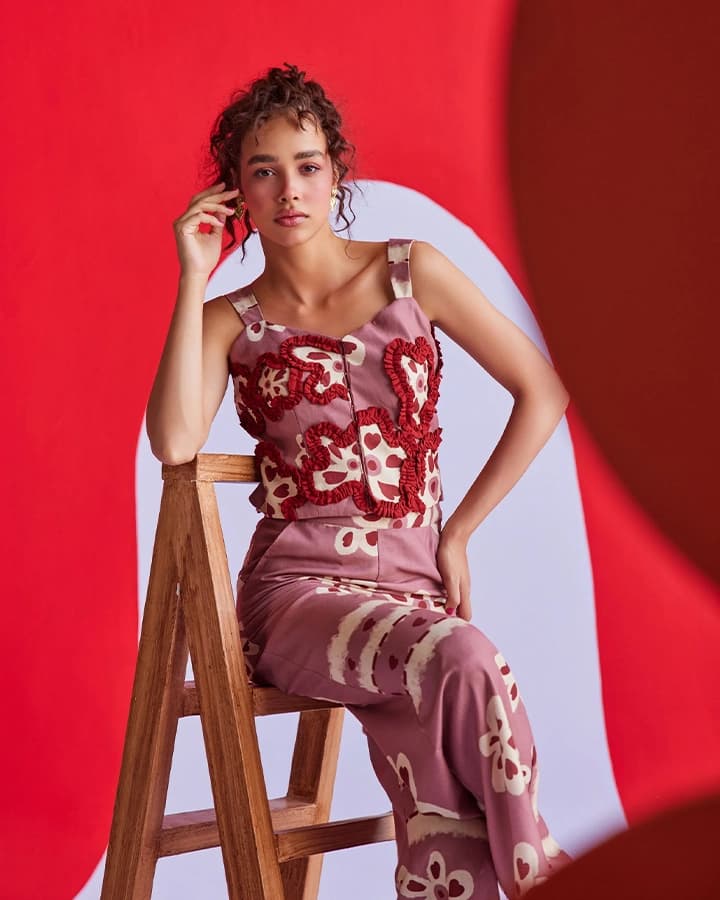 Lavender muse Co-ord Set