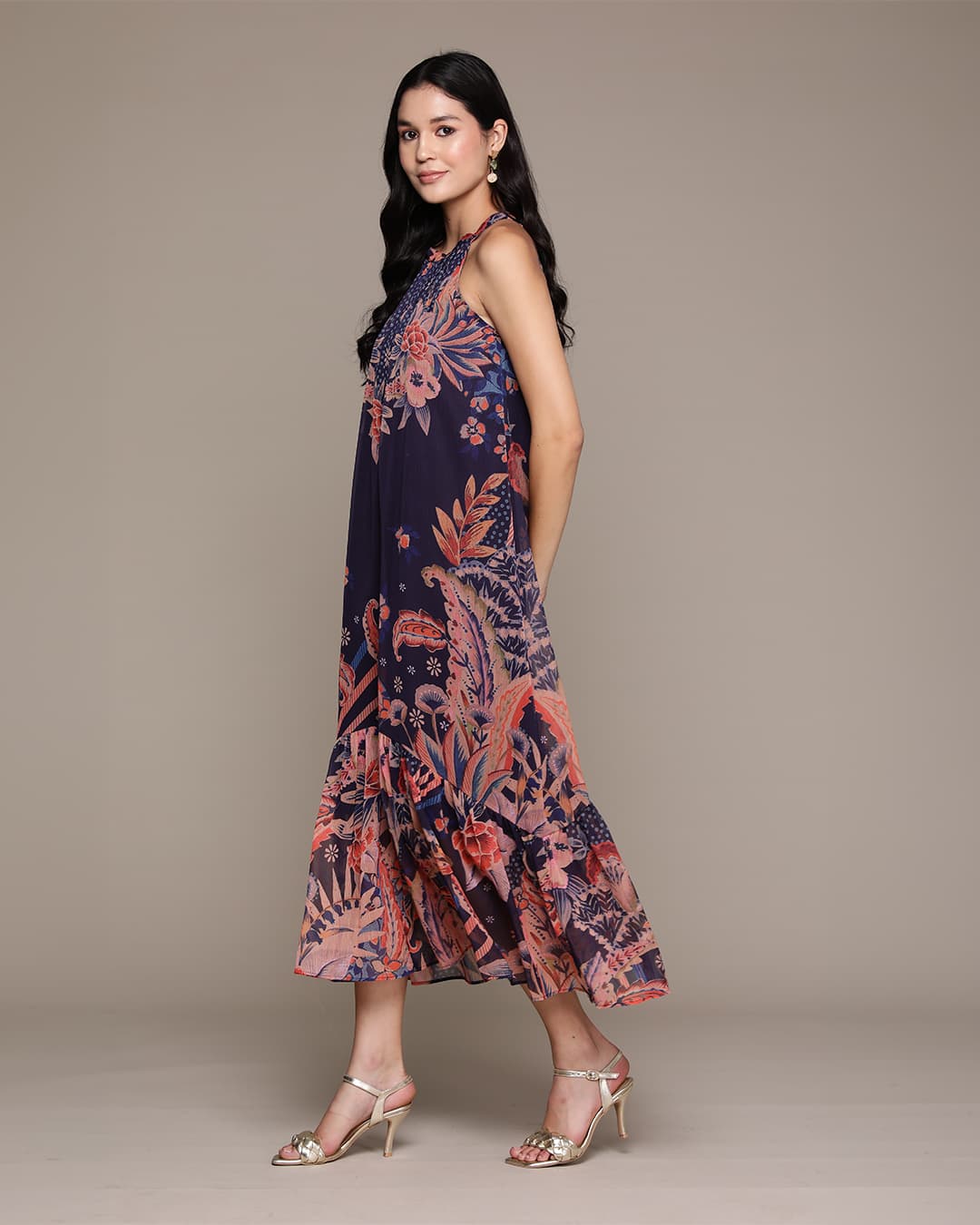 Navy Blue Vaasvi Long Dress