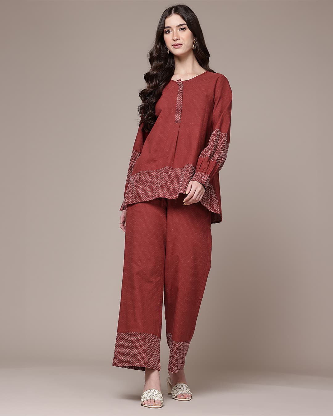 Red Syeta Co-Ord Set
