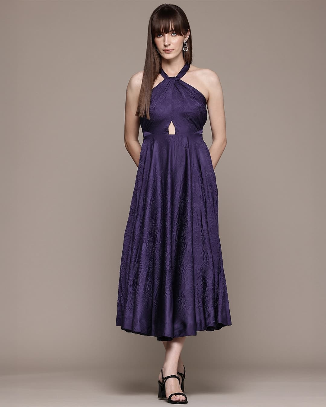 Purple Matilda Long Dress